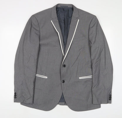 Mens UK Size 44 NEXT Regular Grey Suit Jacket