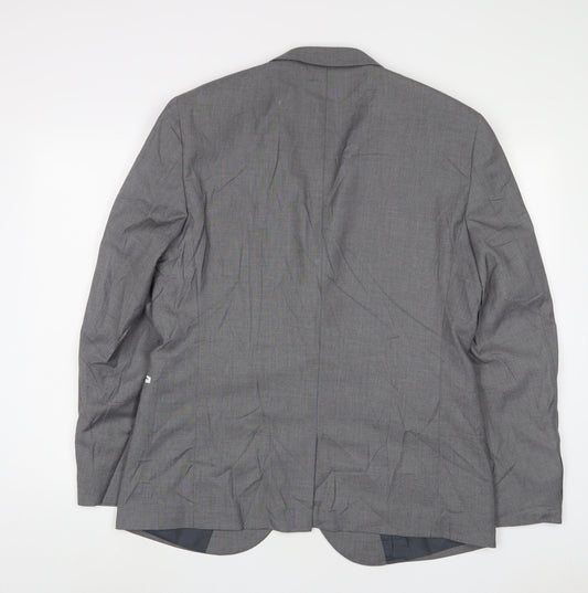Mens UK Size 44 NEXT Regular Grey Suit Jacket
