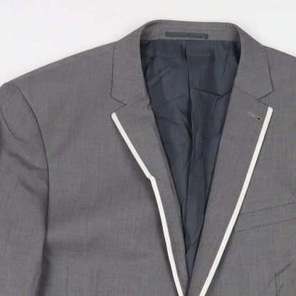 Mens UK Size 44 NEXT Regular Grey Suit Jacket