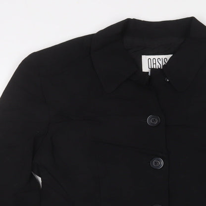 Womens UK Size 10 Oasis Black Jacket