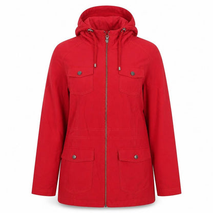 Marks & Spencer Womens Red Jacket Size 10 Zip
