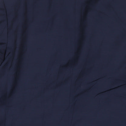 Autograph Mens Blue Polyester Jacket Suit Jacket Size 42 Regular