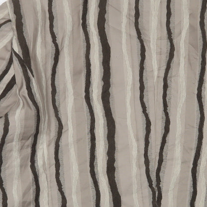 Gerry Weber Womens Brown Striped Jacket Blazer Size 20 Button