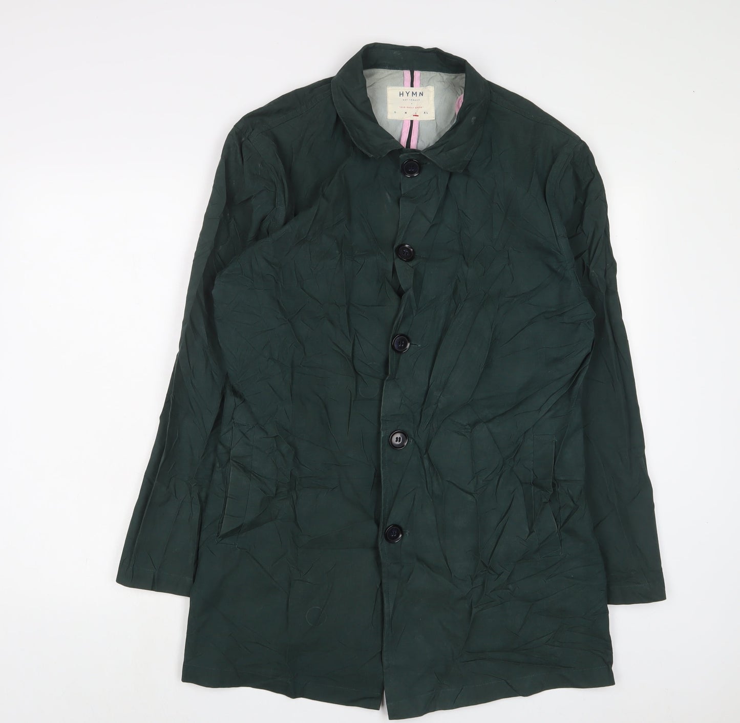 Hymn Womens Green Jacket Size L Button