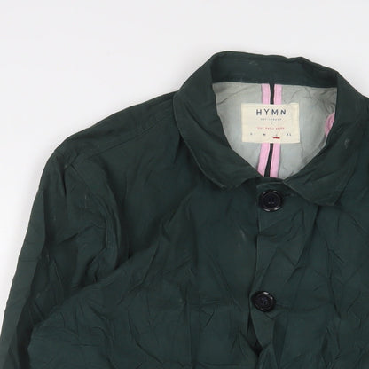 Hymn Womens Green Jacket Size L Button
