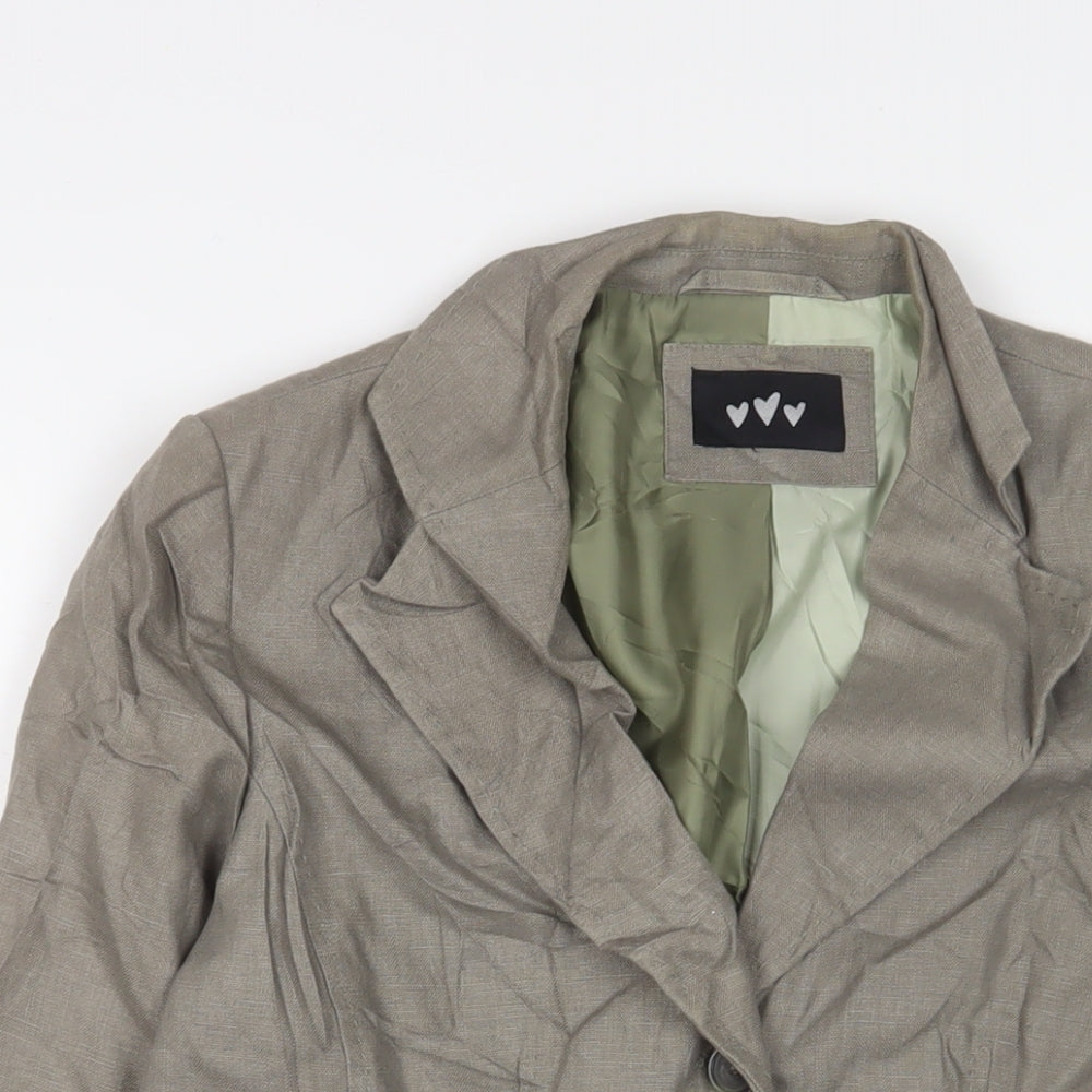 Womens UK Size 12 Per Una Green Jacket