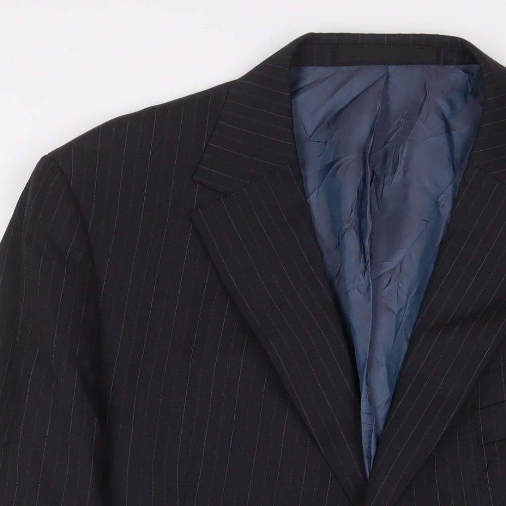 Mens UK Size 44 Marks and Spencer Regular Black Suit Jacket