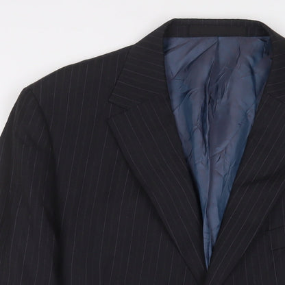 Mens UK Size 44 Marks and Spencer Regular Black Suit Jacket