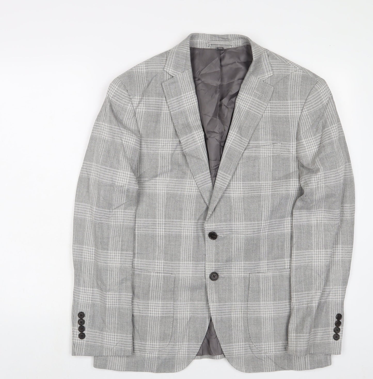 Mens UK Size 40 Marks and Spencer Regular Grey Suit Jacket