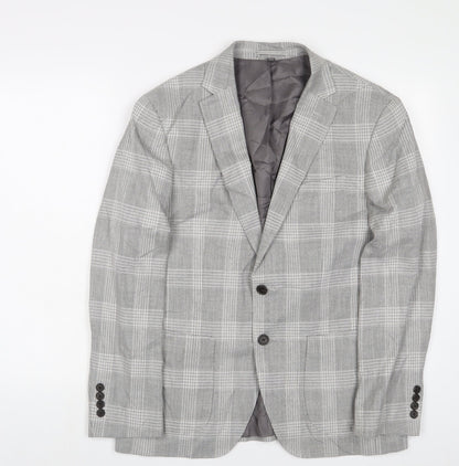 Mens UK Size 40 Marks and Spencer Regular Grey Suit Jacket