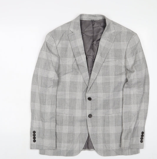 Mens UK Size 40 Marks and Spencer Regular Grey Suit Jacket