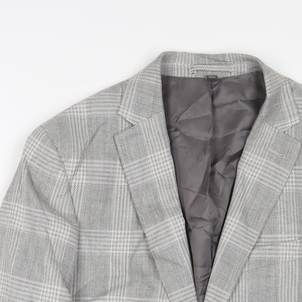 Mens UK Size 40 Marks and Spencer Regular Grey Suit Jacket