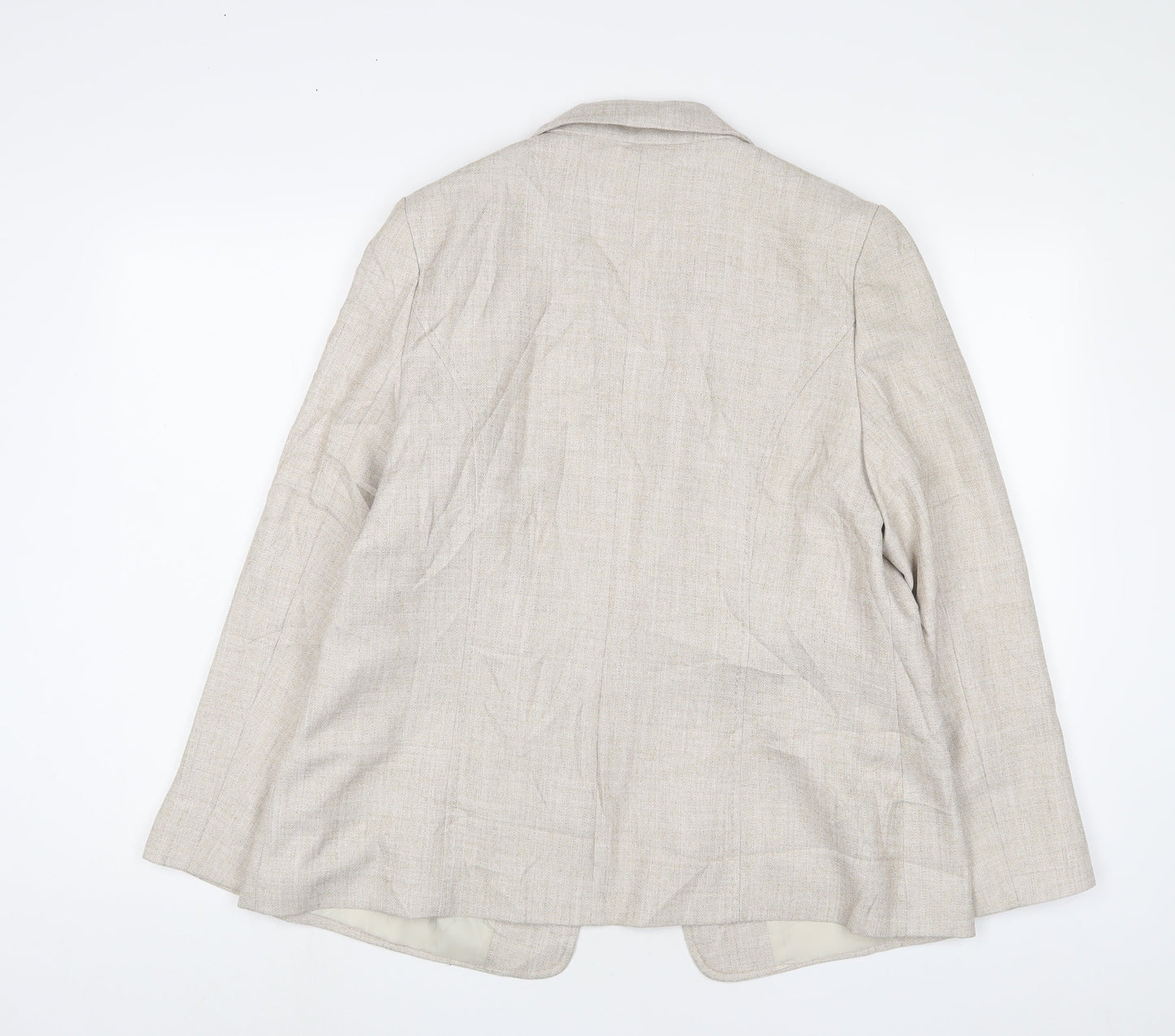 Womens UK Size 16 EWM Beige Jacket