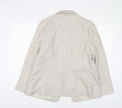 Womens UK Size 16 EWM Beige Jacket