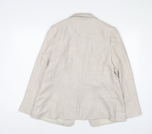 Womens UK Size 16 EWM Beige Jacket