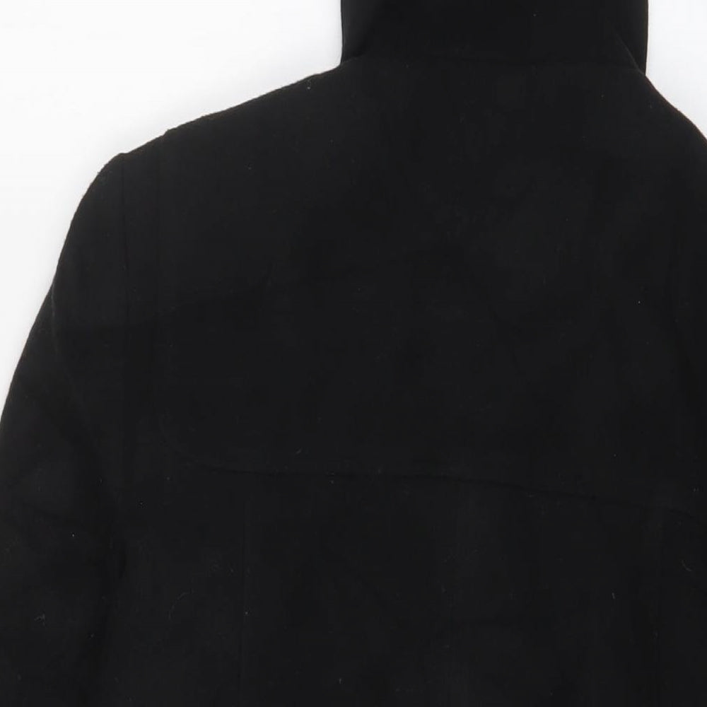 Womens UK Size 10 BHS Black Overcoat