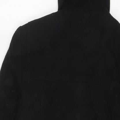 Womens UK Size 10 BHS Black Overcoat