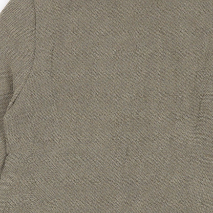 BHS Womens Brown Jacket Blazer Size 10 Button