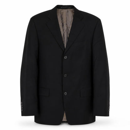 Toni Guard Mens Black Wool Jacket Suit Jacket Size 40 Regular