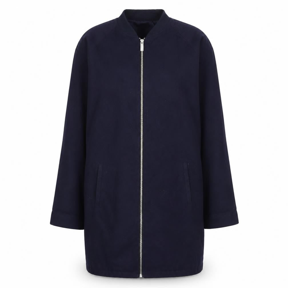 Editions Womens Blue Jacket Size 6 Zip