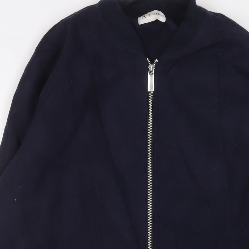 Edition Womens Blue Jacket Size 6 Zip