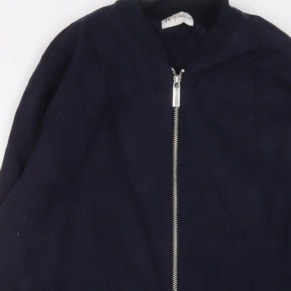Edition Womens Blue Jacket Size 6 Zip