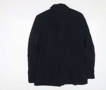 Mens UK Size 36 Zara Regular Blue Suit Jacket