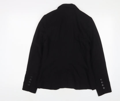 Womens UK Size 10 H&M Black Jacket