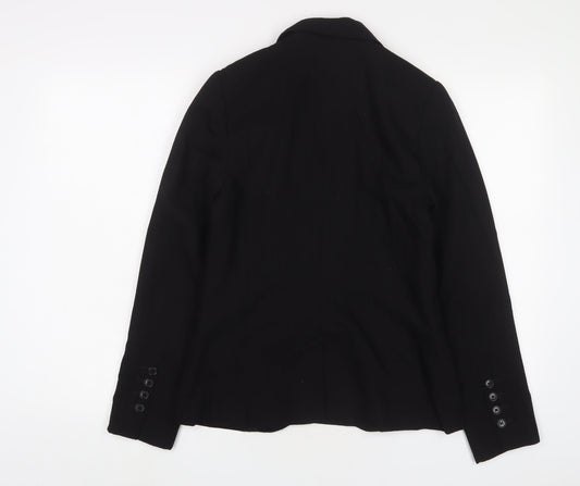 Womens UK Size 10 H&M Black Jacket