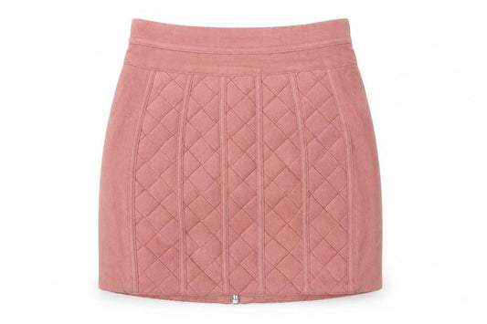 House of London Womens Pink Polyester A-Line Skirt Size S Zip