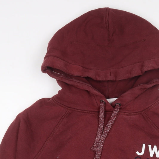 Womens UK Size 14 Jack Wills Red Pullover Hoodie