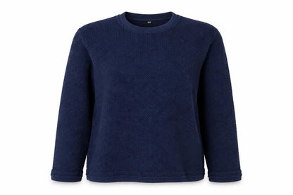 TEEMIL Womens Blue Cotton Pullover Sweatshirt Size XL Pullover
