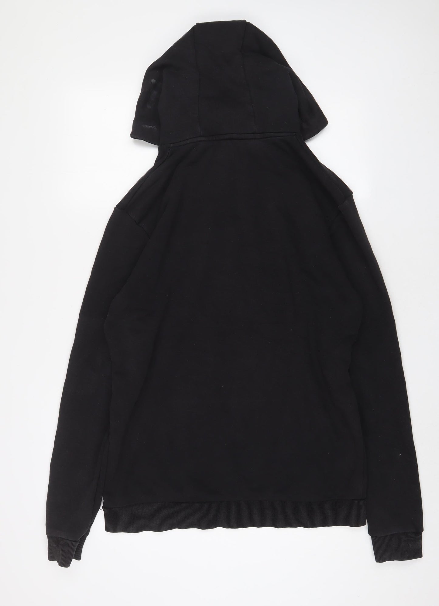 Avora Mens Black Cotton Pullover Hoodie Size XL
