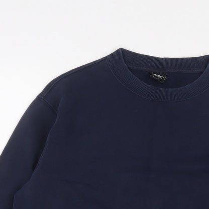 Mens UK Size S Cotton Traders Blue Pullover Sweatshirt