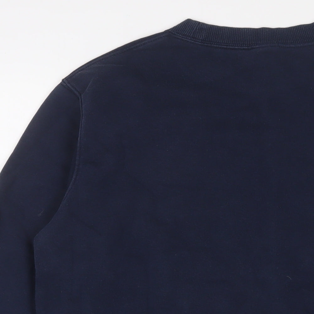 Mens UK Size S Cotton Traders Blue Pullover Sweatshirt