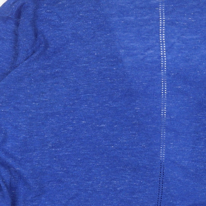 Womens UK Size 16 Maine Blue Cardigan Jumper