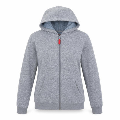 Cat & Jack Womens Grey Cotton Full Zip Hoodie Size 8 Zip