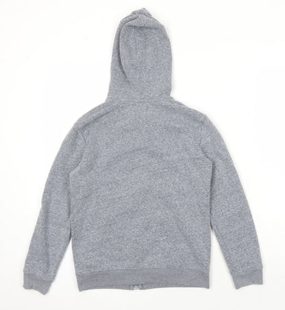 Cat & Jack Womens Grey Cotton Full Zip Hoodie Size 8 Zip