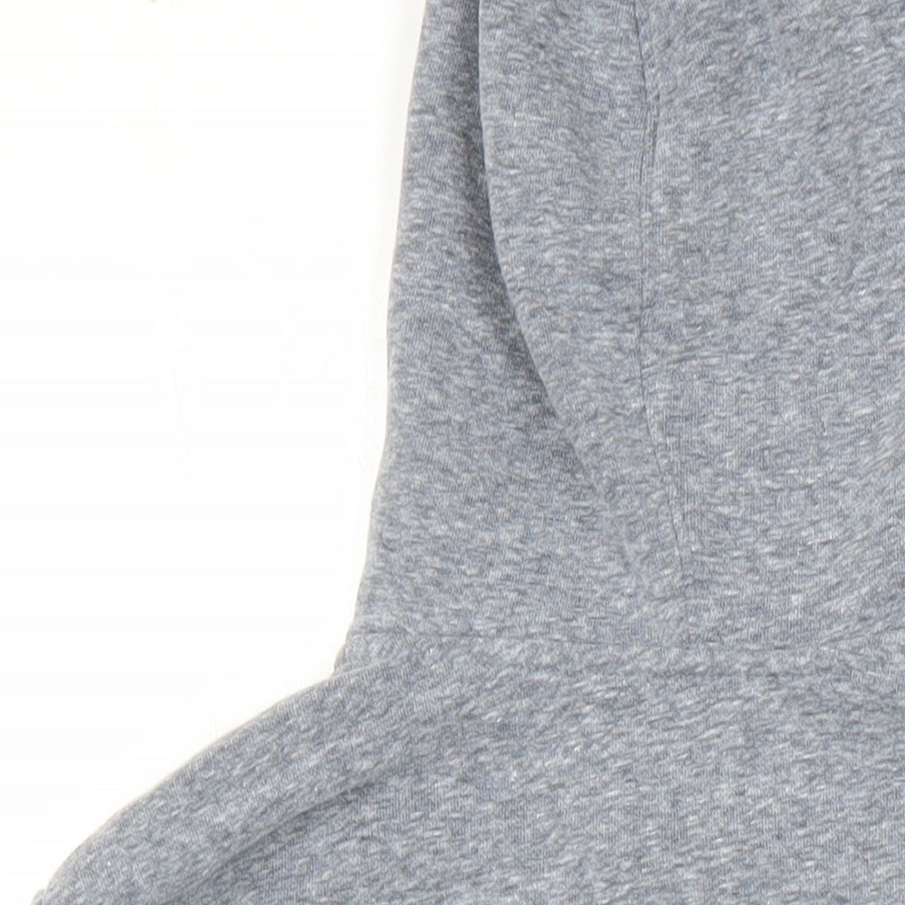 Cat & Jack Womens Grey Cotton Full Zip Hoodie Size 8 Zip