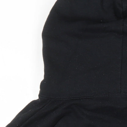 Mens UK Size M BoohooMAN Black Pullover Hoodie