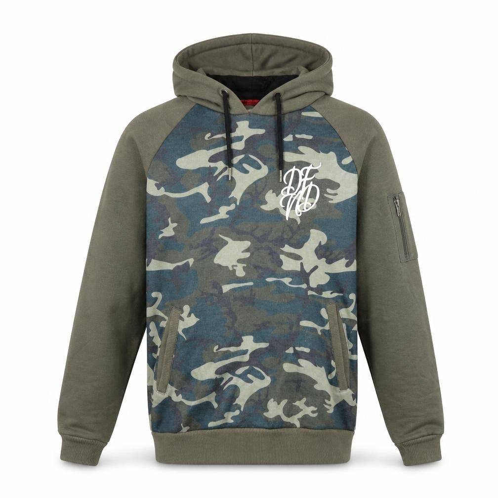 Mens UK Size S DFND Multicoloured Pullover Hoodie