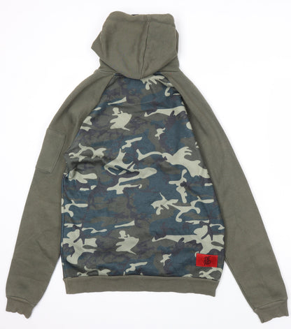 Mens UK Size S DFND Multicoloured Pullover Hoodie