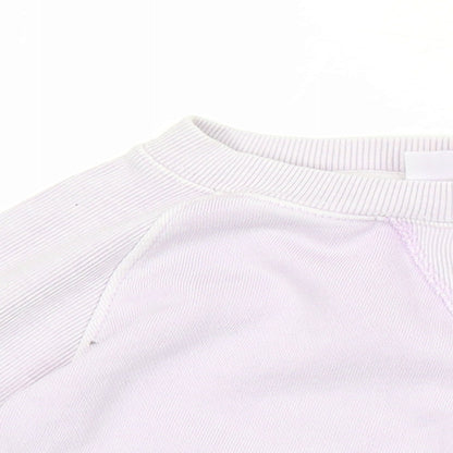 Zara Girls Purple Cotton Pullover Sweatshirt Size 9-10 Years
