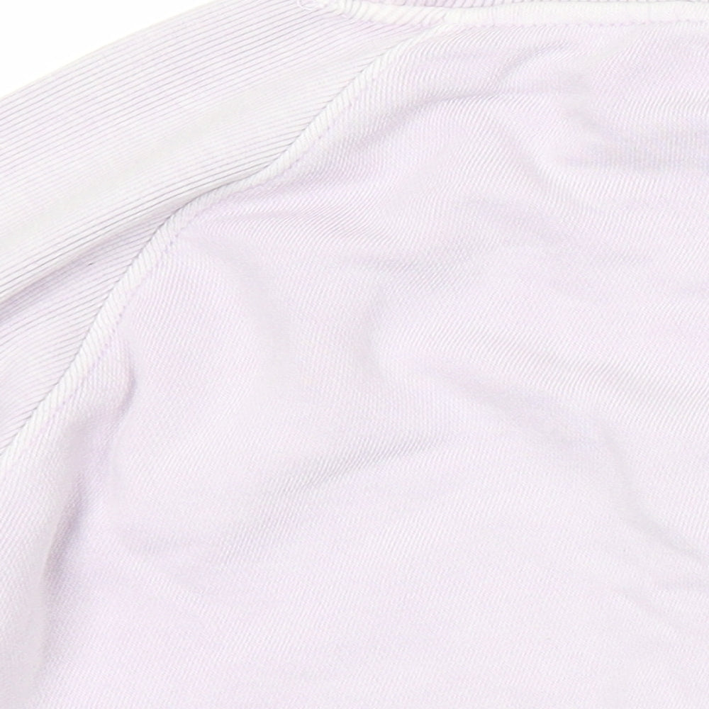 Zara Girls Purple Cotton Pullover Sweatshirt Size 9-10 Years