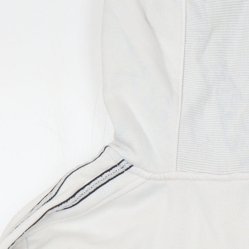 Lonsdale Boys White Polyester Full Zip Hoodie Size 10 Years Zip