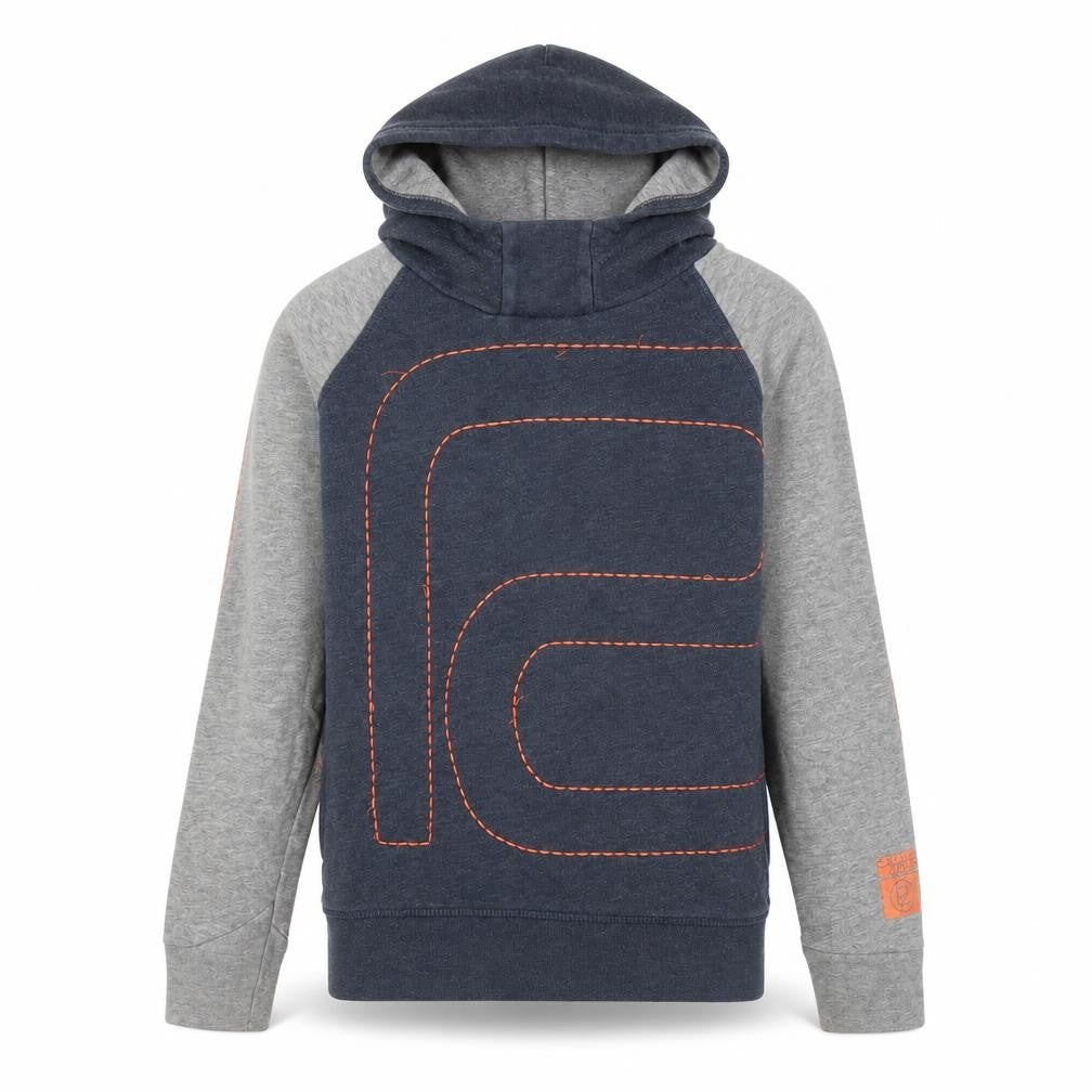 NAME IT Boys Multicoloured Colourblock Cotton Pullover Hoodie Size 9-10 Years