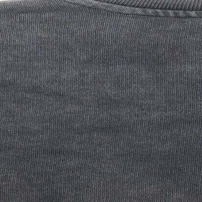 Topshop Womens Grey Cotton Pullover Sweatshirt Size 10 - Paris