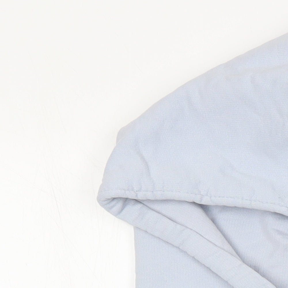 Womens UK Size M Pull & Bear Blue Pullover Hoodie