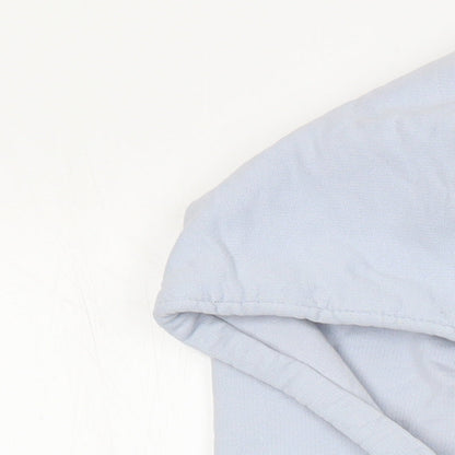Womens UK Size M Pull & Bear Blue Pullover Hoodie