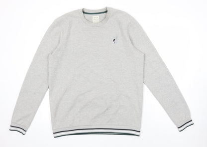 Mens UK Size L Jack Wills Grey Pullover Sweatshirt